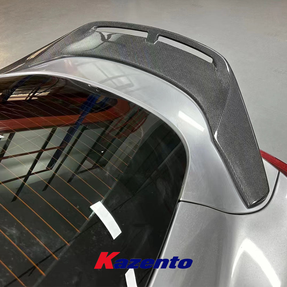 Free Shipping For Toyota Supra A90 2019-2023 KZ Style Cooling Carbon Fiber Rear Trunk Spoiler