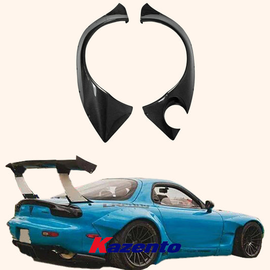 Free Shipping For Mazda RX7 RX-7 FD3S RB Style Carbon Fiber Rear Wide Fender Flare Add On