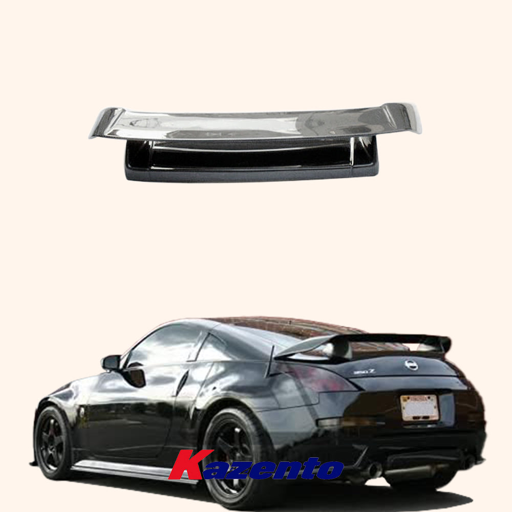 Free Shipping For Nissan Z33 2003-08 350Z NIS Version 1 Carbon Fiber Rear Trunk Spoiler Wing