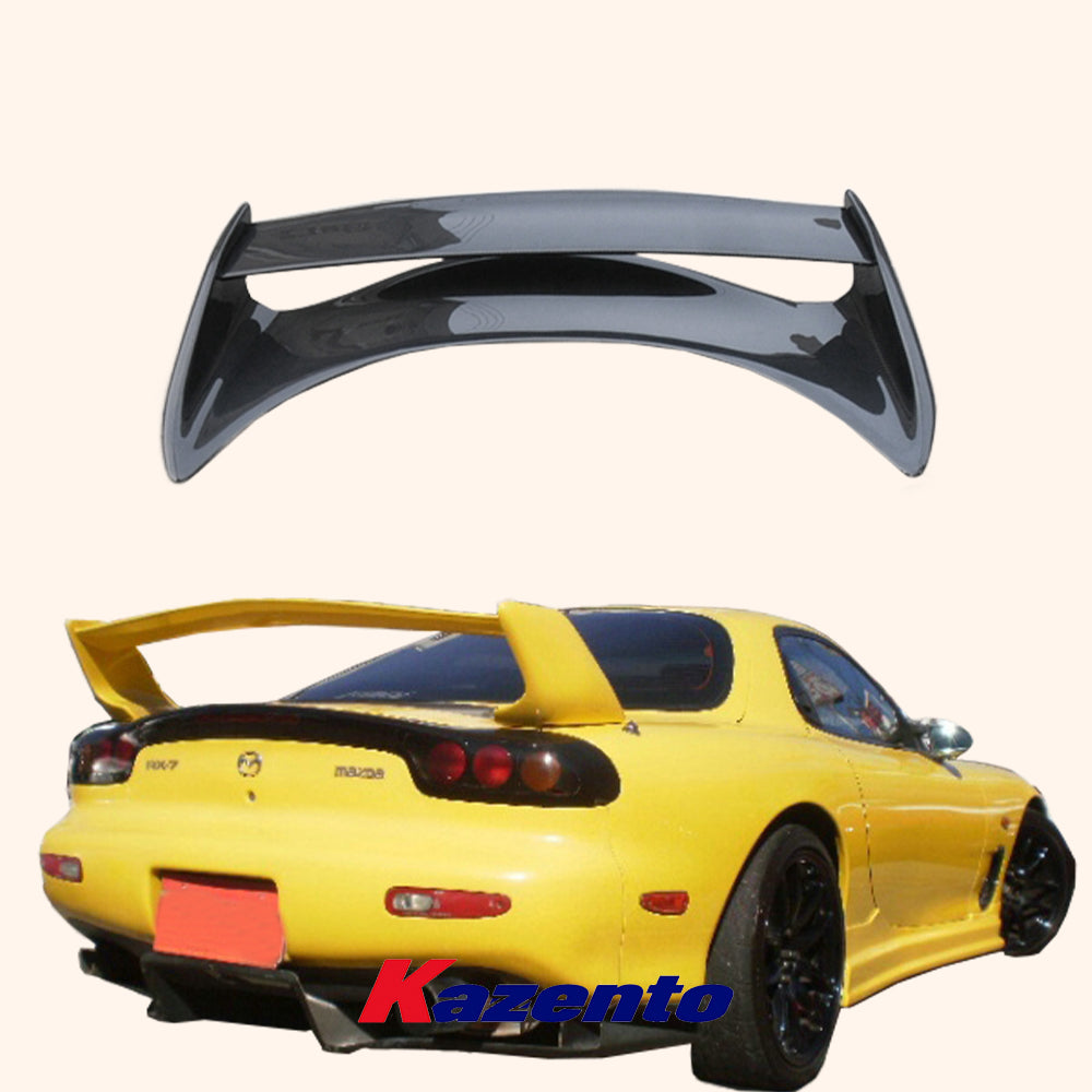 Free Shipping For Mazda RX7 FD3S MS Style Carbon Fiber Rear Trunk Boot Spoiler Wing Kits