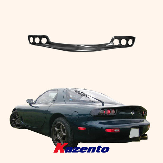 Free Shipping For Mazda RX7 FD3S RE Style Carbon Fiber Rear Bumper Brake Light Cover Garnish