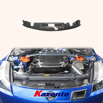 Free Shipping For Nissan Z33 350Z OE Style Carbon Fiber Engine Cooling Panel Trim Cover