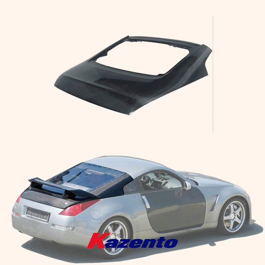 Free Shipping For Nissan Z33 2003-08 350Z OE Type Carbon Fiber Roof Trunk Boot Replacement