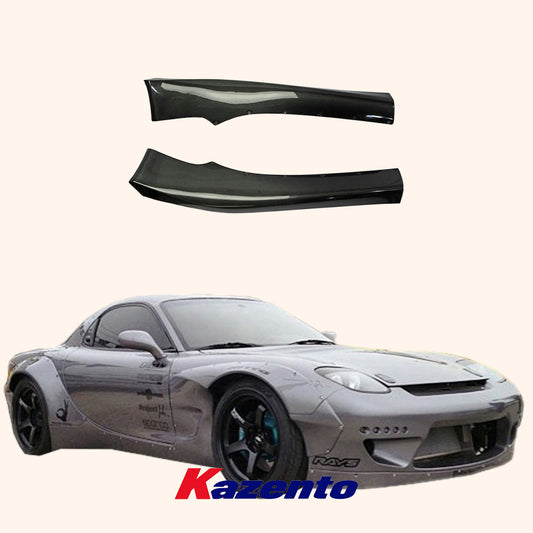 Free Shipping For Mazda RX7 FD FD3S RB Style Carbon Fiber Side Skirts Add On Body Kits