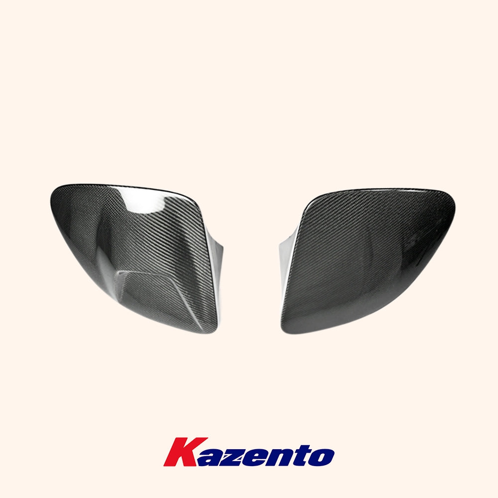 Free Shipping For Mazda RX-7 FD RX7 FD3S NACA Carbon Front Bumper Vented Headlight Cover Pair