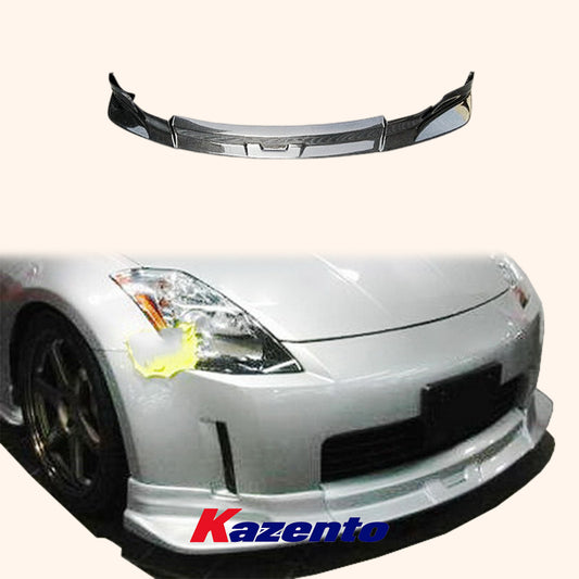 Free Shipping For Nissan Z33 350Z 2003-06 (Early Model Only) C-West Front Lip Splitter Carbon