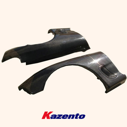 Free Shipping For Mazda RX-7 FD RX7 FD3S OE Style Carbon Fiber Front Bumper Fender Pair