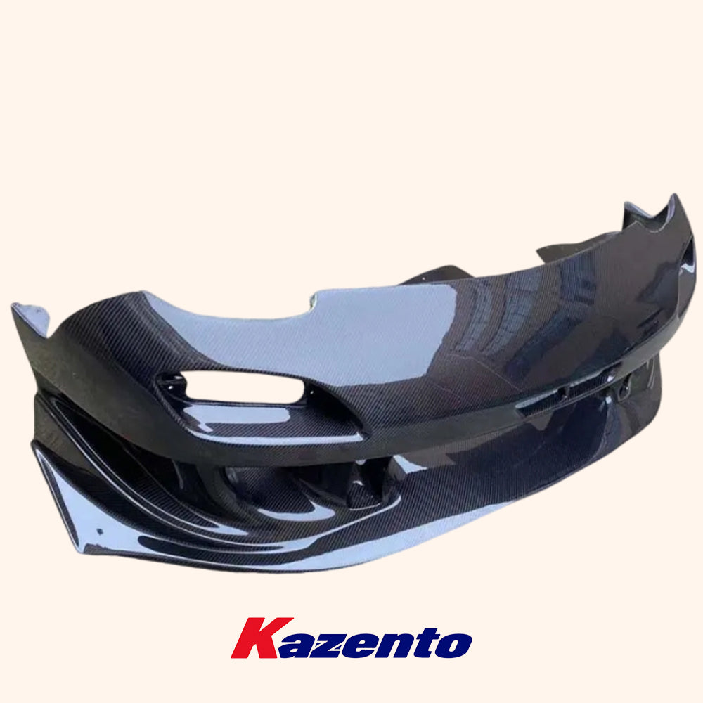 Free Shipping For Mazda RX-7 FD RX7 FD3S RE-GT Style Carbon Fiber Front Bumper Body Kits