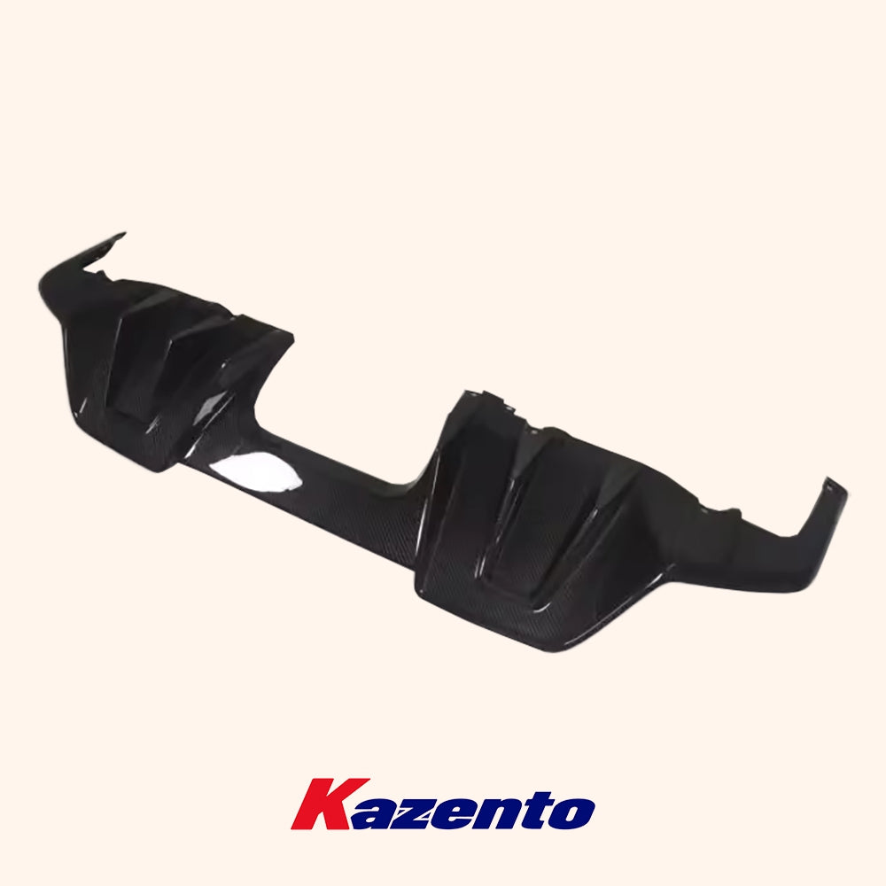 Free Shipping For Honda Type R 2023-24 FL5 Hatchback KZ Style Carbon Fiber Rear Lip Diffuser