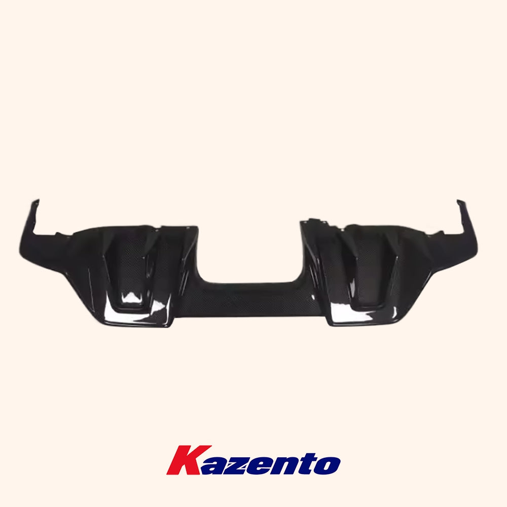 Free Shipping For Honda Type R 2023-24 FL5 Hatchback KZ Style Carbon Fiber Rear Lip Diffuser