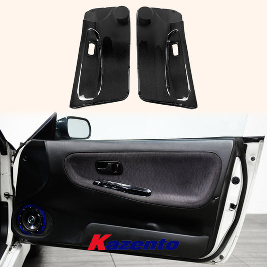 Free Shipping For Nissan 180SX 200SX 240SX S13 (RHD only) DM Style Carbon Side Inner Door Card