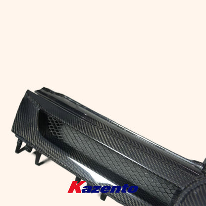 Free Shipping For VW Volkswagen GOLF 7 7.5 AB Style Carbon Fiber Front Bumper Grille Cover