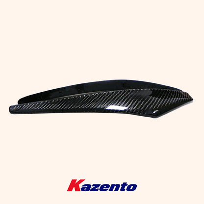 Free Shipping For Nissan Z33 350Z 2003-08 NIS 2 Carbon Fiber Front Bumper Canard Splitter Pair