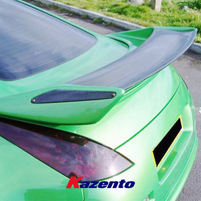 Free Shipping For Nissan Fairlady Z 350Z Z33 NIS 2 Style Carbon Fiber Rear Trunk Spoiler Wing