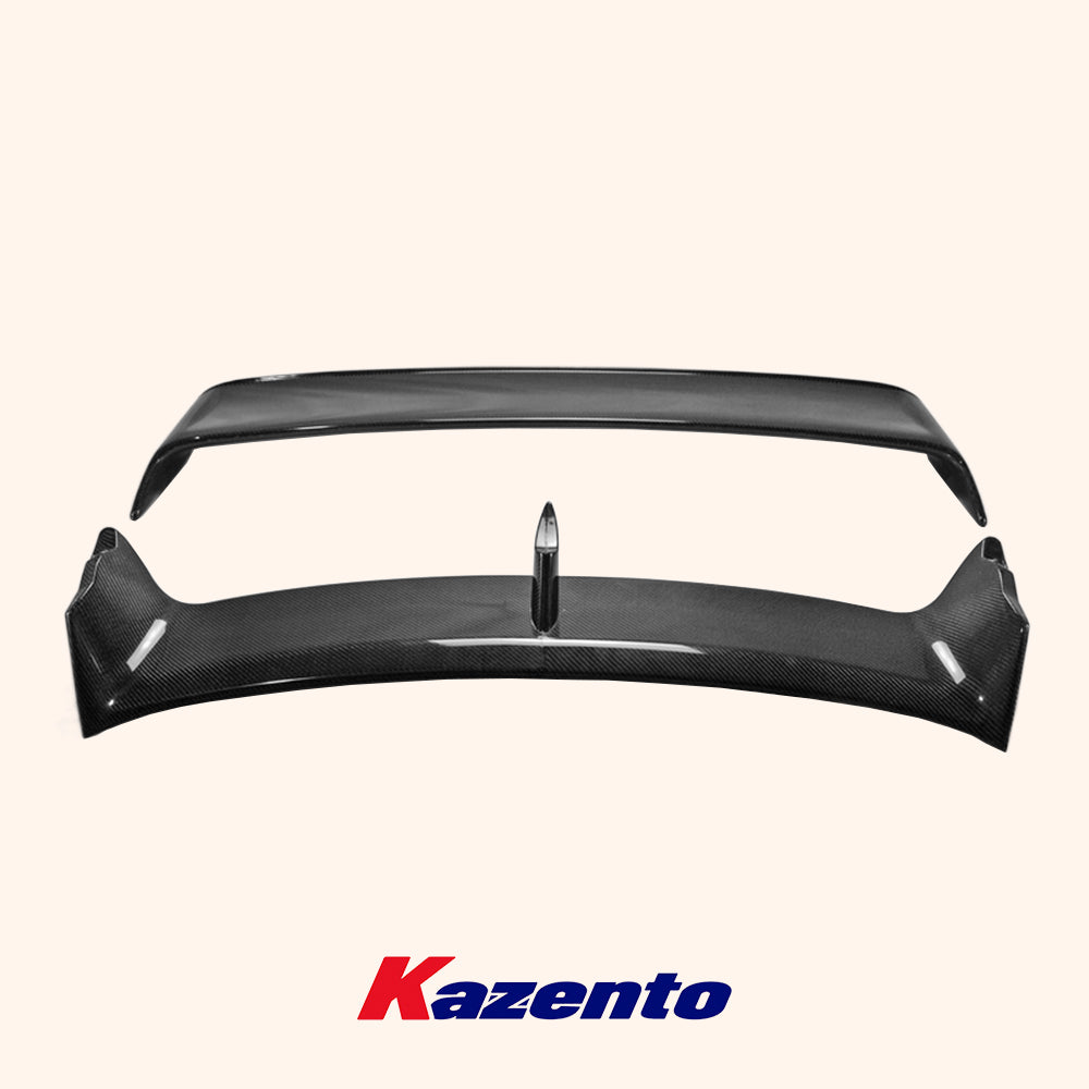 (US Instock Free Shipping) For Nissan 09-18 370Z Z34 NIS2 Style Carbon Fiber Rear Bumper Trunk Spoiler Wing