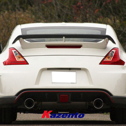 (US Instock Free Shipping) For Nissan 09-18 370Z Z34 NIS2 Style Carbon Fiber Rear Bumper Trunk Spoiler Wing