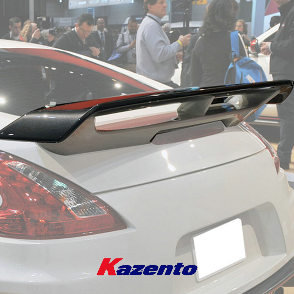 (US Instock Free Shipping) For Nissan 09-18 370Z Z34 NIS2 Style Carbon Fiber Rear Bumper Trunk Spoiler Wing