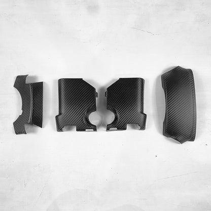 Free Shipping For Nissan R35 GTR (LHD Only) Steering Column Surround Trim Set Carbon Fiber