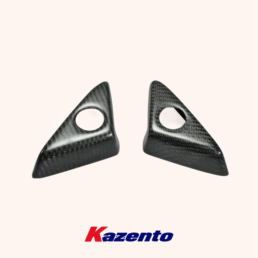 Free Shipping For Nissan R35 GTR 08-16 Carbon Side Door Mirror Inner Panel Triangle Cover