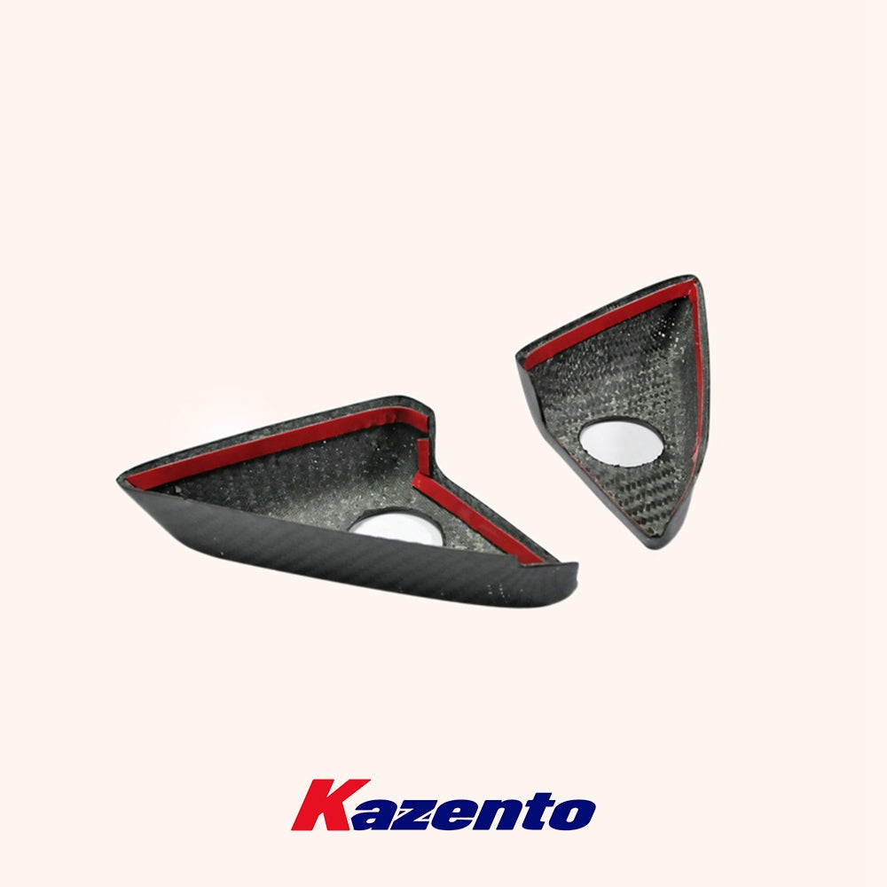 Free Shipping For Nissan R35 GTR 08-16 Carbon Side Door Mirror Inner Panel Triangle Cover