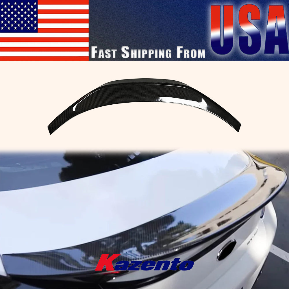 (US Instock Free Shipping) For Subaru BRZ GR86 2022+ TRD Style Carbon Fiber Rear Trunk Spoiler Wing Lip