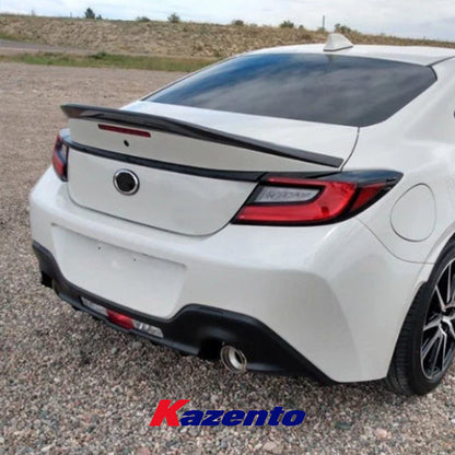 (US Instock Free Shipping) For Subaru BRZ GR86 2022+ TRD Style Carbon Fiber Rear Trunk Spoiler Wing Lip