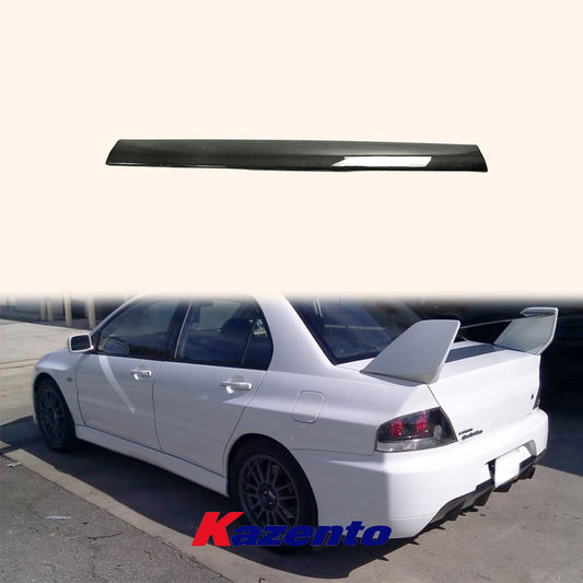 Free Shipping For Mitsubishi Evolution EVO 7 OE Style Carbon Rear Trunk Spoiler (blade only)