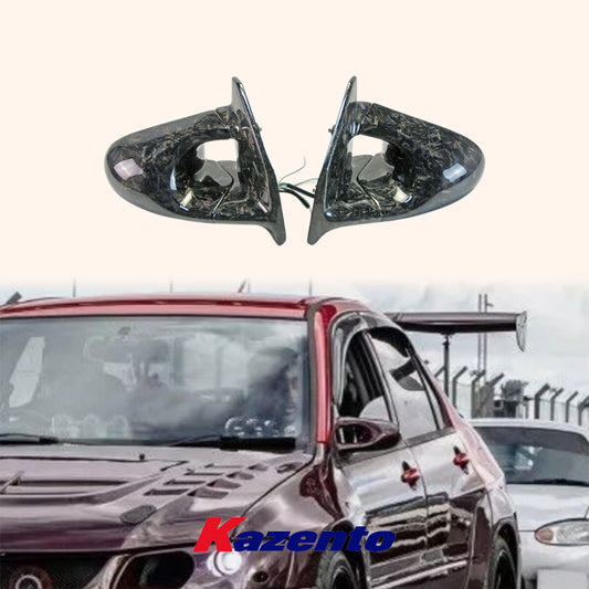 Free Shipping For Mitsubishi Evolution EVO 7 8 9 01-07 (LHD Only) Forged Carbon Aero Mirror