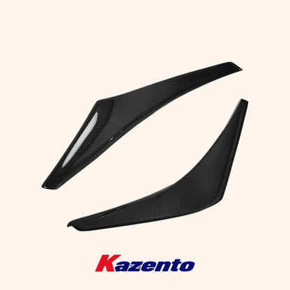 Free Shipping For Mitsubishi Evolution EVO 8 03-05 Carbon Fiber VS Style Front Bumper Canards