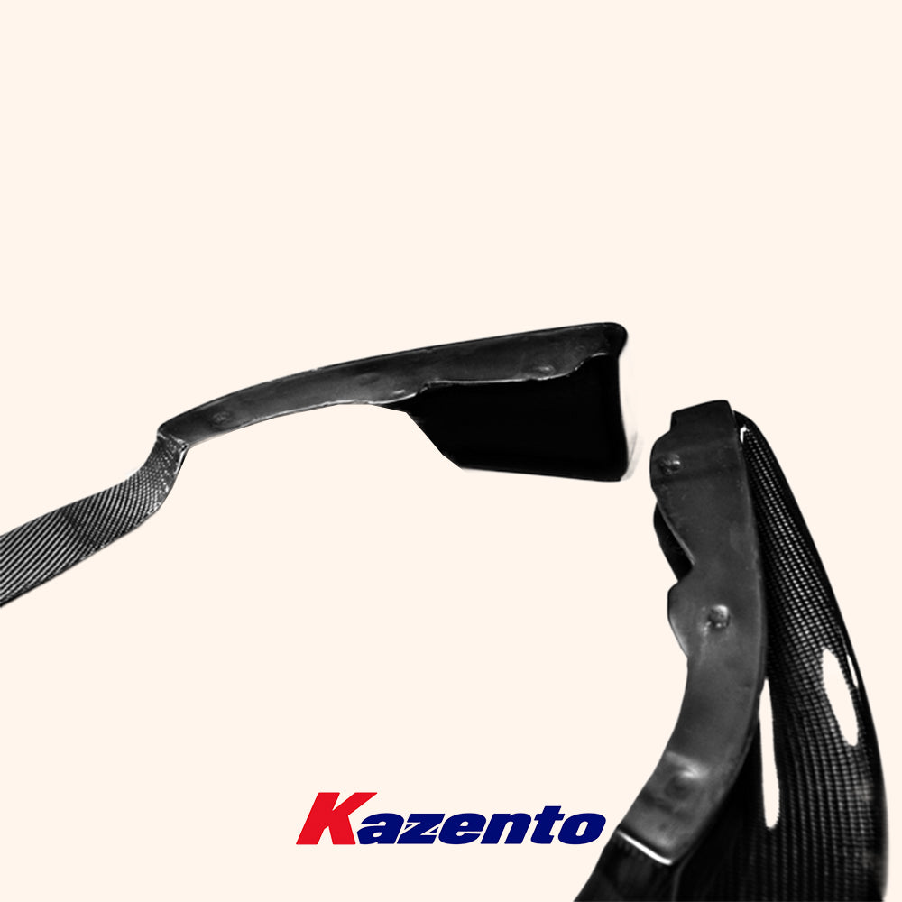 Free Shipping For Mazda RX-7 RX7 93-02 FD FD3S OE Carbon Fiber Front Bumper Bottom Lip (2pcs)