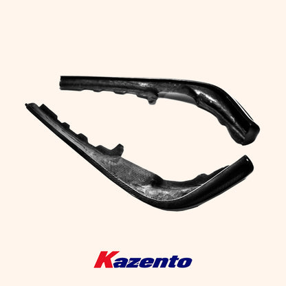 Free Shipping For Mazda RX-7 RX7 93-02 FD FD3S OE Carbon Fiber Front Bumper Bottom Lip (2pcs)