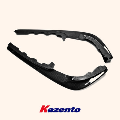 Free Shipping For Mazda RX-7 RX7 93-02 FD FD3S OE Carbon Fiber Front Bumper Bottom Lip (2pcs)