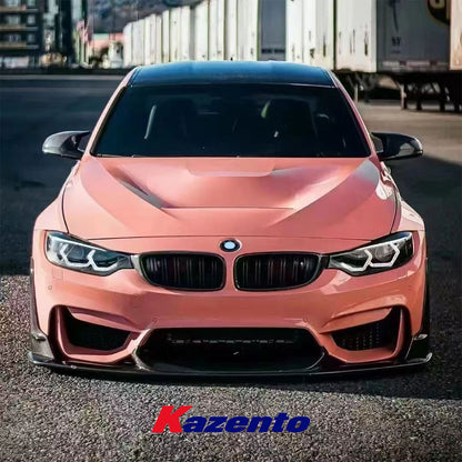 Free Shipping For BMW F80 F82 Real M4 SUP Style Carbon Fiber Front Bumper Bottom Lip 3PC