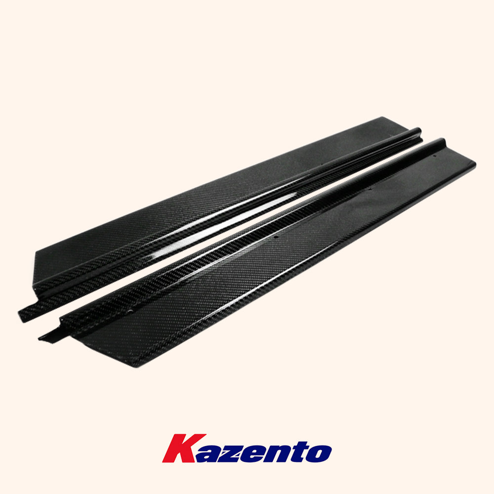 Free Shipping For Mazda MX5 NA MK1 Miata KZ Style Carbon Fiber Side Door Sill Panel Cover Pair