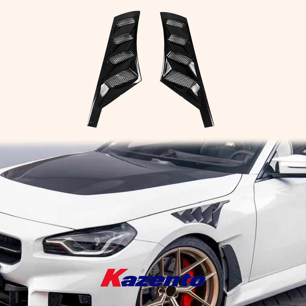 Free Shipping For BMW (G87 M2 2023+ Only) AP Style Carbon Front Fender Vents Ducts Cut +Add On