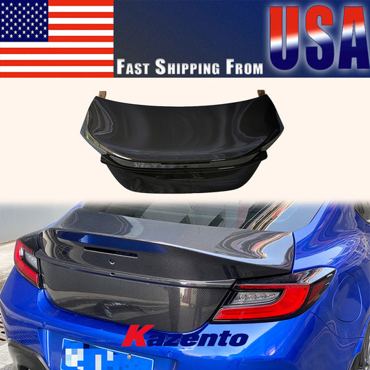 (US Instock Free Shipping) For Toyota GR86 2022+ Subaru BRZ ZD8 ZN8 OE Style Carbon Rear Trunk Lid Deck