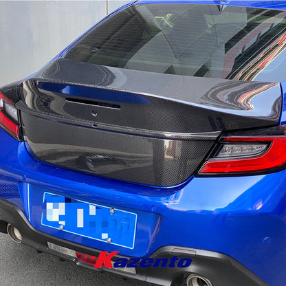 (US Instock Free Shipping) For Toyota GR86 2022+ Subaru BRZ ZD8 ZN8 OE Style Carbon Rear Trunk Lid Deck