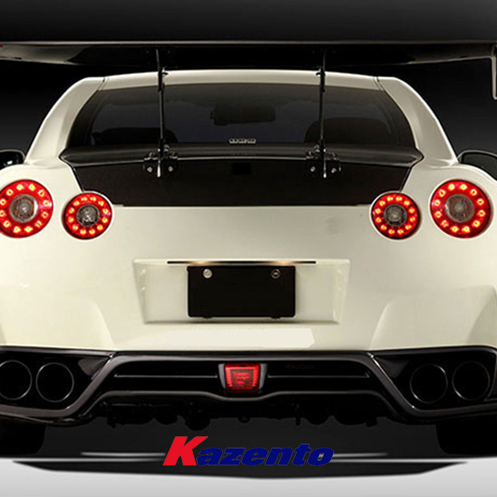 Free Shipping For Nissan GTR R35 08-11 13-Ver VR Style Carbon Rear Bumper Under Skirt Diffuser