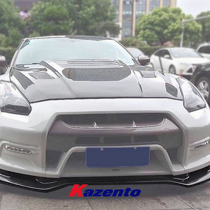 (US Instock Free Shipping) For Nissan GTR R35 08-16 2013 Ver VRS Style Front Bumper Lip Diffuser