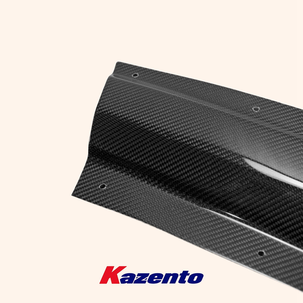 Free Shipping For Nissan GTR R35 13-18 VR Style Carbon Fiber Rear Under Skirt Side Air Shroud