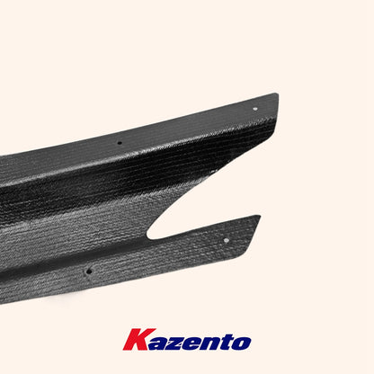 Free Shipping For Nissan GTR R35 13-18 VR Style Carbon Fiber Rear Under Skirt Side Air Shroud