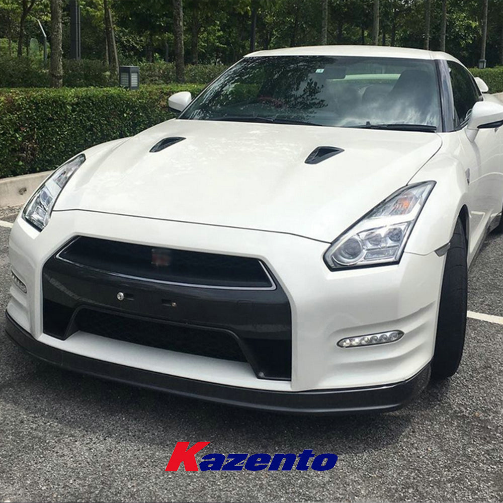 Free Shipping For Nissan GTR R35 2012-16 OE Style Carbon Front Bumper Bottom Lip Spoiler