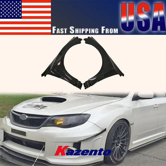 (US Instock Free Shipping) For Subaru Impreza GR Hatchback 2007-2014 WRX STI Carbon Fiber Vented Front Cooling Fender Replacement