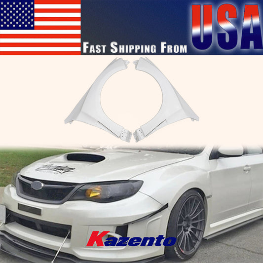 (US Instock Free Shipping) For Subaru Impreza GR Hatchback 2007-2014 WRX STI Fiber Glass Vented Front Cooling Fender Replacement