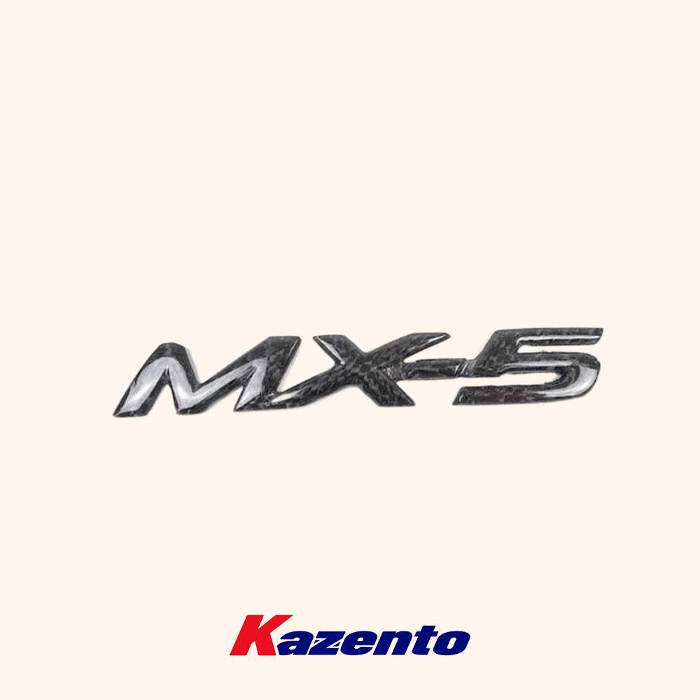 Free Shipping For Mazda Miata MX-5 MX5 NA NB NC ND KZ Style Carbon Fiber Logo Badge Emblem