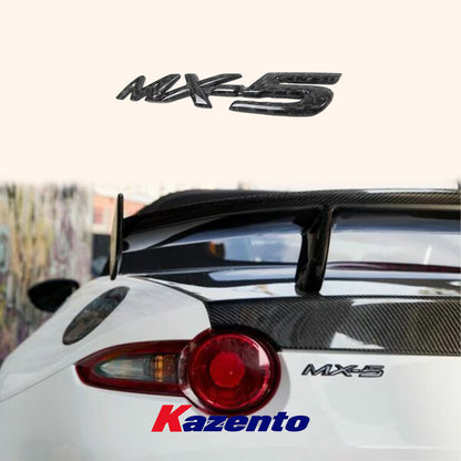 Free Shipping For Mazda Miata MX-5 MX5 NA NB NC ND KZ Style Carbon Fiber Logo Badge Emblem