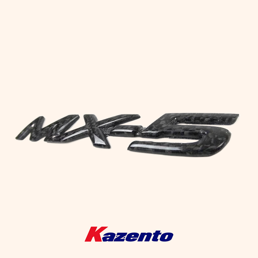 Free Shipping For Mazda Miata MX-5 MX5 NA NB NC ND KZ Style Carbon Fiber Logo Badge Emblem