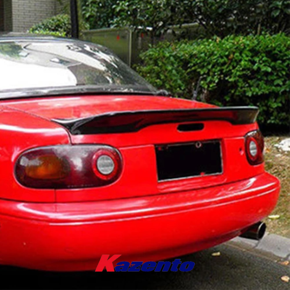 Free Shipping For Mazda Miata MX5 NA MK1 TR Style Ducktail Carbon Rear Trunk Spoiler Wing Lip