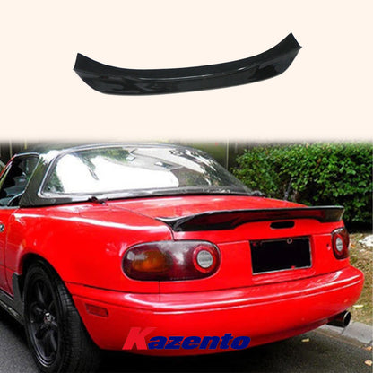 Free Shipping For Mazda Miata MX5 NA MK1 TR Style Ducktail Carbon Rear Trunk Spoiler Wing Lip