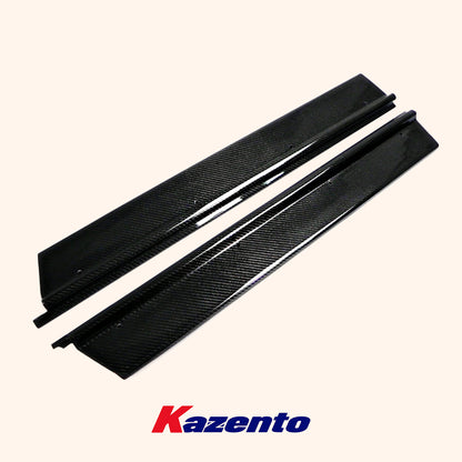 Free Shipping For Mazda MX5 NA MK1 Miata KZ Style Carbon Fiber Side Door Sill Panel Cover Pair